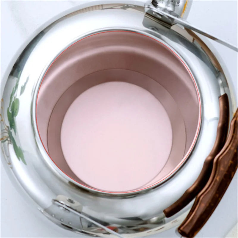 1L/1.5L/2L/2.5L Stainless Steel Teapots Brewing Tea Kettle Teapot Hotel Coffee Pot Electric Gas Stove Induction Cooker Teapot