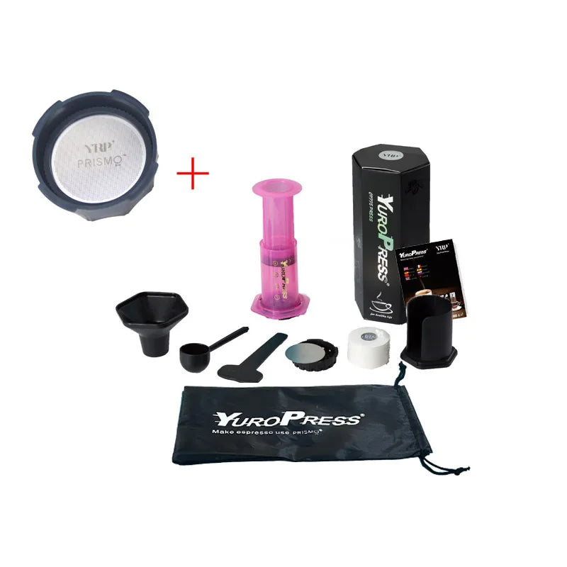 YRP Coffee Maker Portable Espresso Coffee Machine French press for Car & Home Camping Travel  Coffee Pot Air Press Ae&ropress