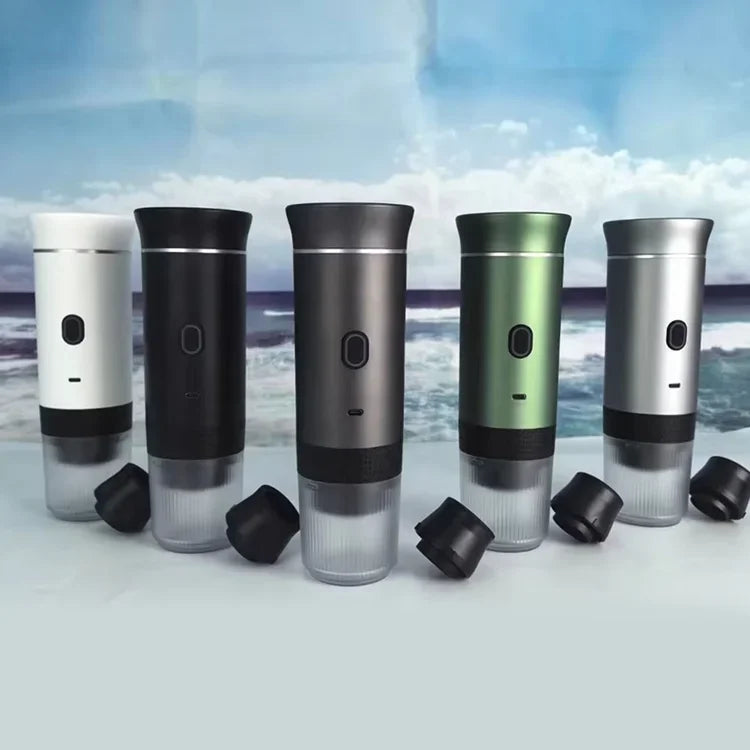 Wireless Electric Portable Espresso 3-in-1 Coffee Machine for Car & Home Camping Coffee Maker Capsule Powder Travel Coffee Maker