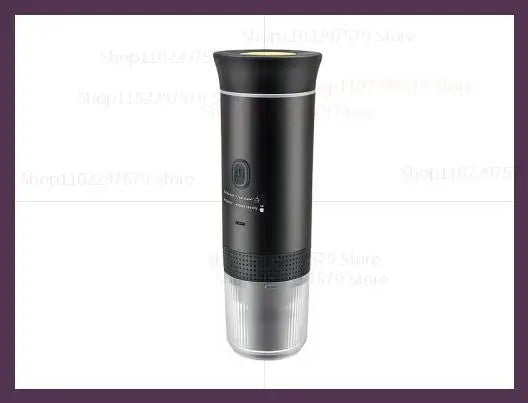 3-in-1 Electric Wireless Heating Coffee Machine Fit for Coffee Capsule/Powder Travel Coffee Maker for Car & Home Camping Travel