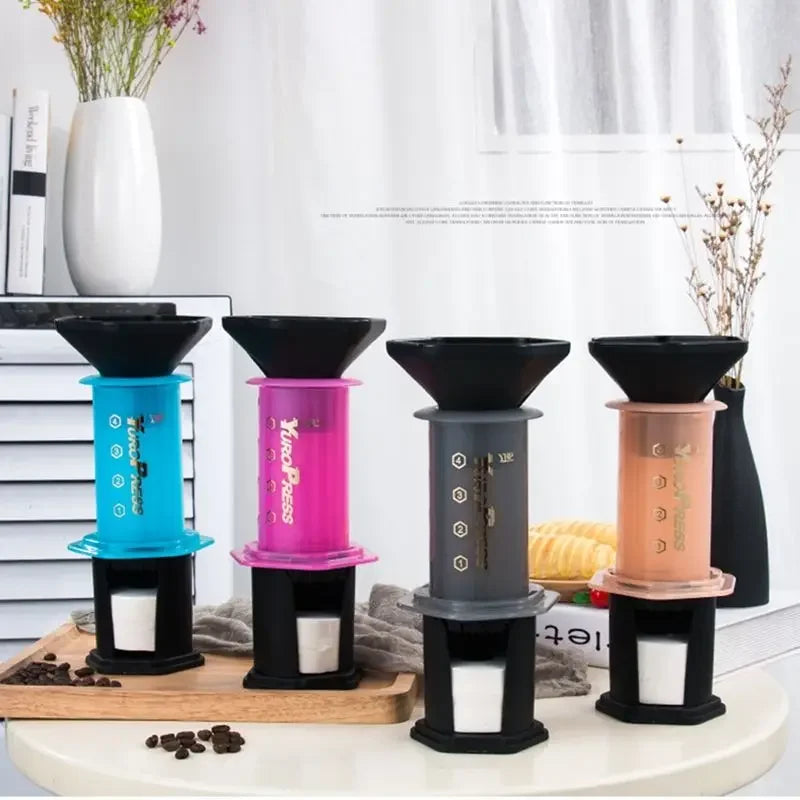Portable Yuropress French Press Barista Espresso Coffee Maker Machine filter reusable dripper Accessories