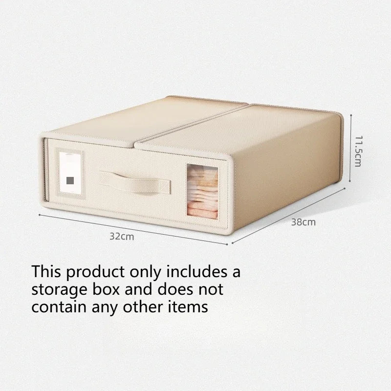 Non-woven Fabric Bed Sheet Storage Box New Solid Color Simple Fabric Bed Sheet Storage Wardrobe Bedroom Duvet Cover Storage Box