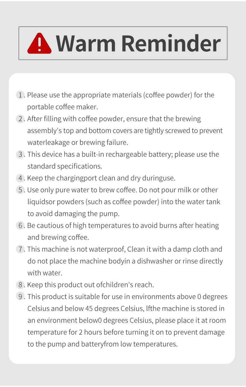 STARSEEKER Super58 Portable Electric Espresso Machine Travel Coffee Maker For Camping Car Coffee Maker With USB-C Bracket Tamper