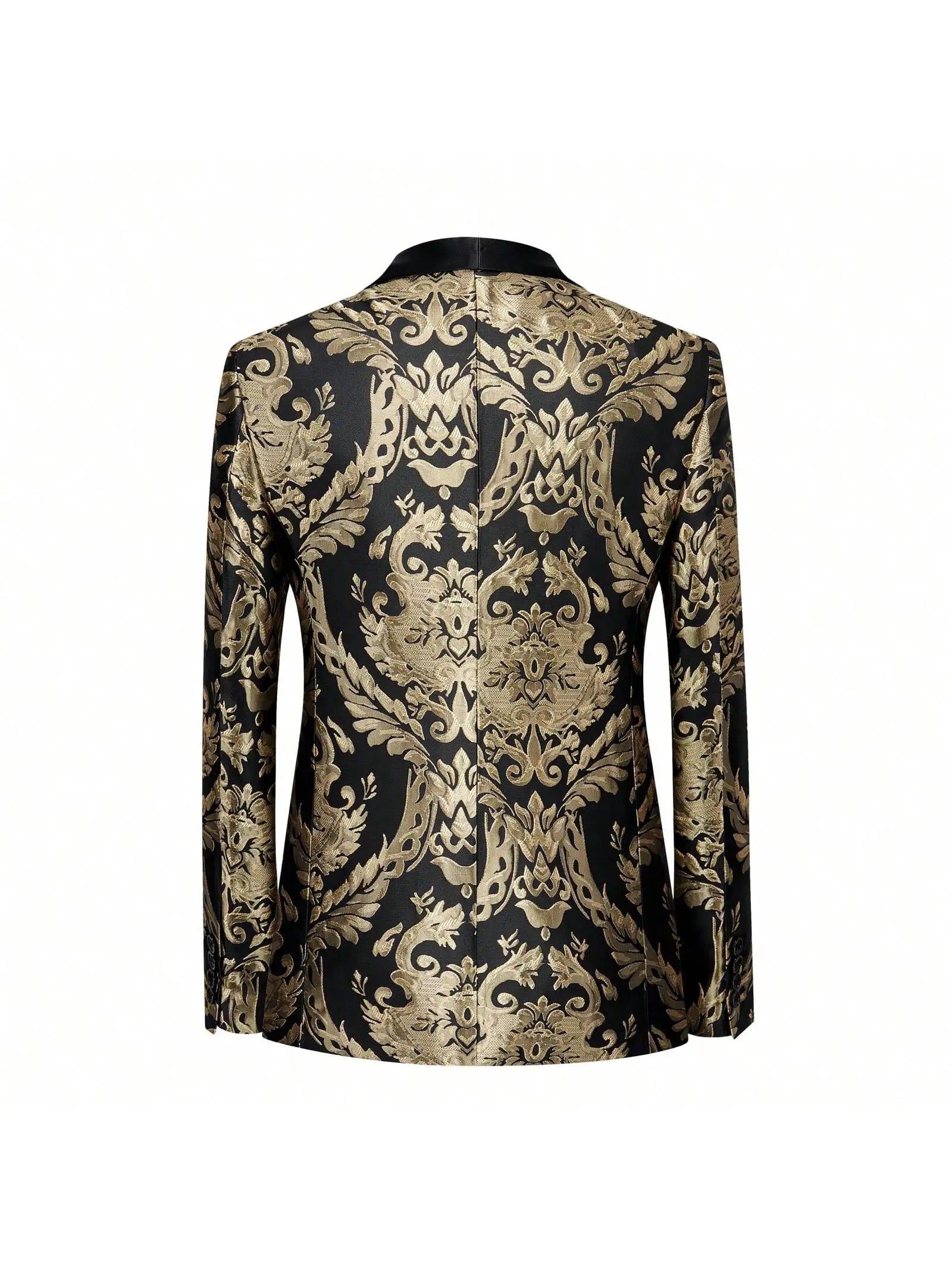 Men's Sport Coats & Blazers Shawl Lapel One Button Slim Fit Long Sleeve Jacket Tuxedo Party Dinner Wedding Blazer