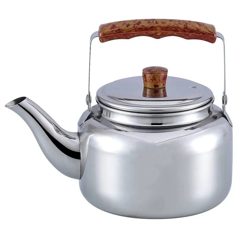 1L/1.5L/2L/2.5L Stainless Steel Teapots Brewing Tea Kettle Teapot Hotel Coffee Pot Electric Gas Stove Induction Cooker Teapot