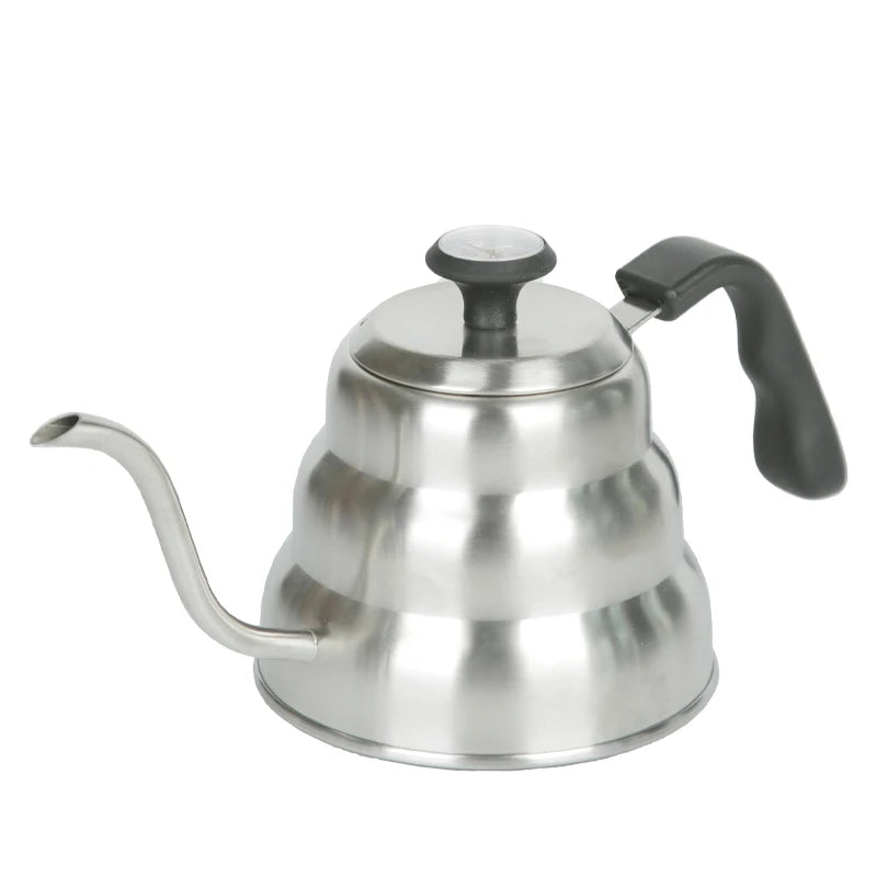 1.0L 1.2L Stainless Steel Gooseneck Pour Over Coffee kettle with Thermometer